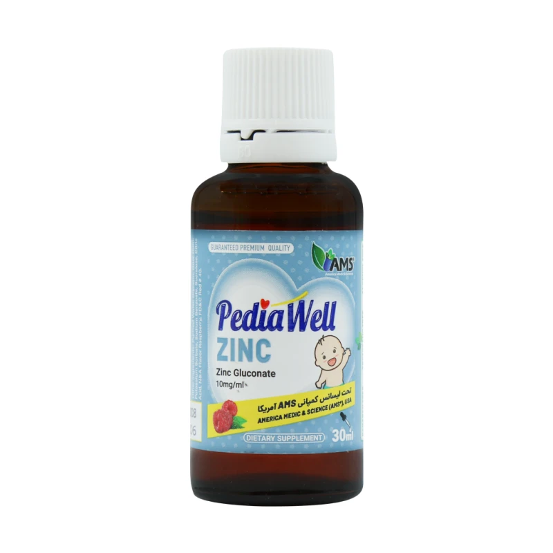 قطره خوراکی پدیاول زینک ای ام اس 30 میلی لیتر