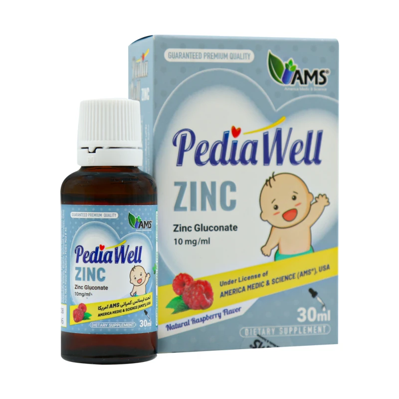 قطره خوراکی پدیاول زینک ای ام اس 30 میلی لیتر