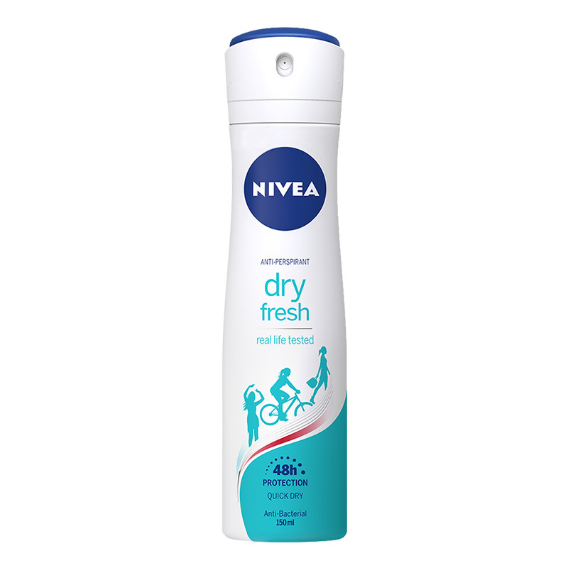 اسپری ضد تعریق بانوان مدل Dry Fresh نیوآ ۱۵۰ میلی لیتری