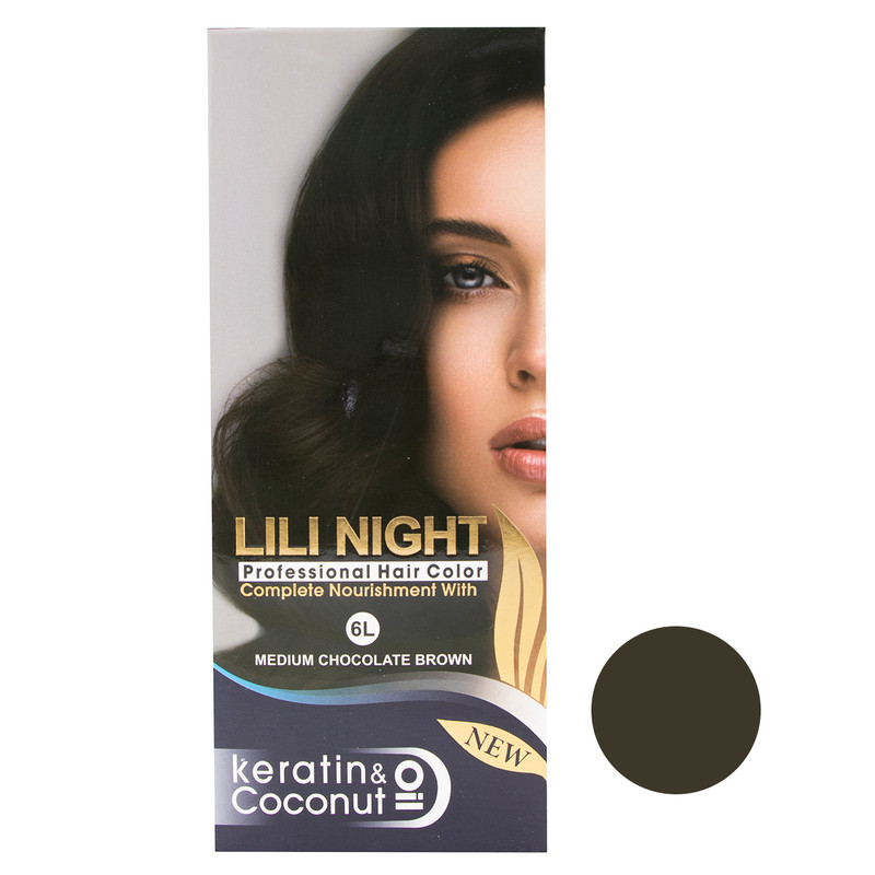 کیت رنگ موی دودی مرواریدی لی لی نایت شماره ۹.۱۲