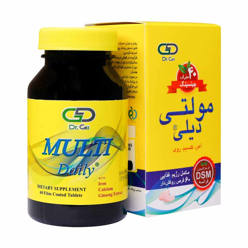 قرص مولتی دیلی دکتر گیل 60 عددی