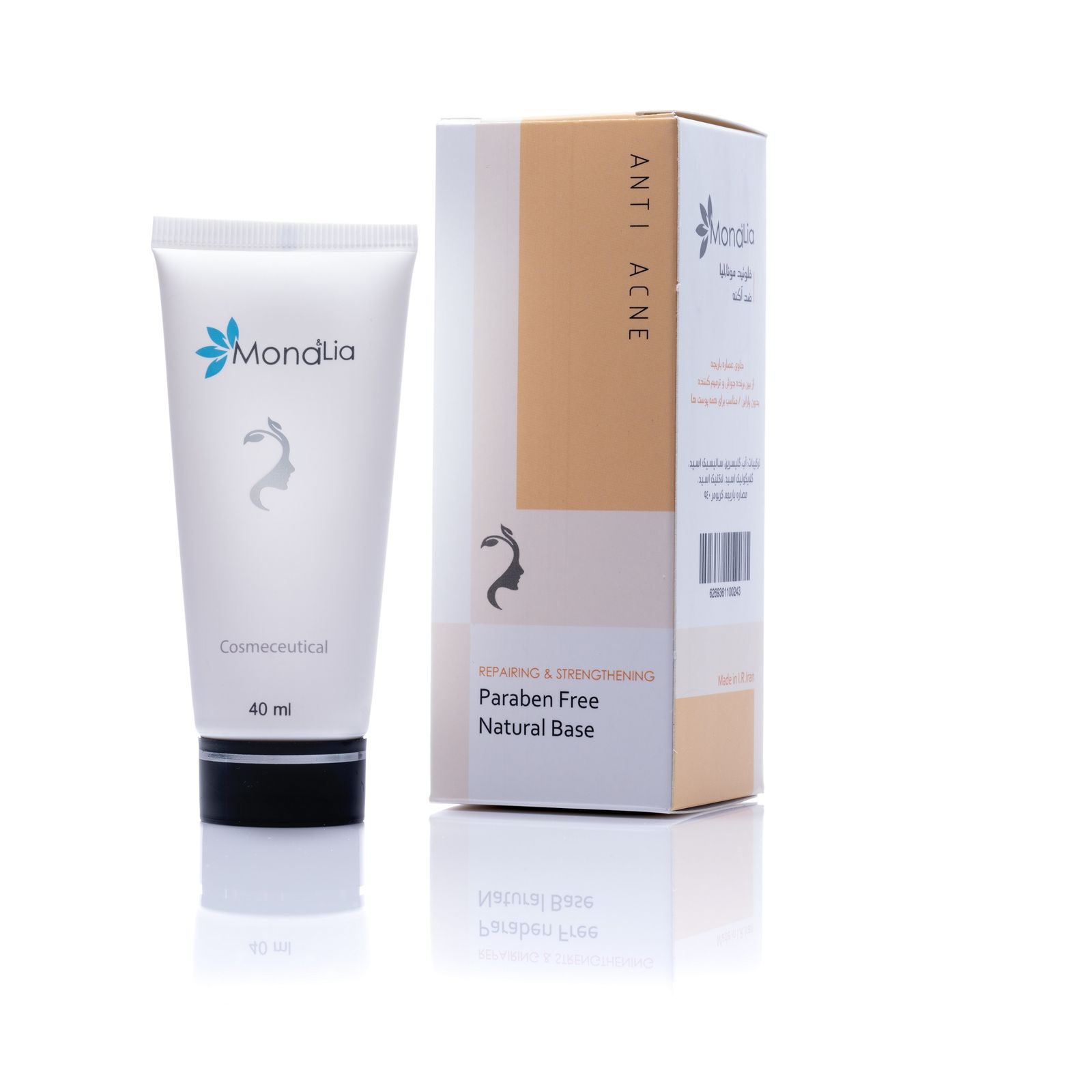 فلوئید ضد آکنه مونالیا 40 میلی لیتری