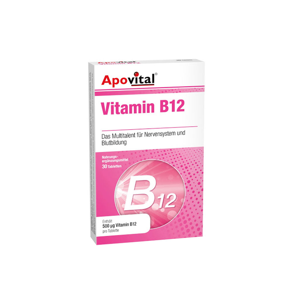 قرص ویتامین B12 آپوویتال 30 عددی