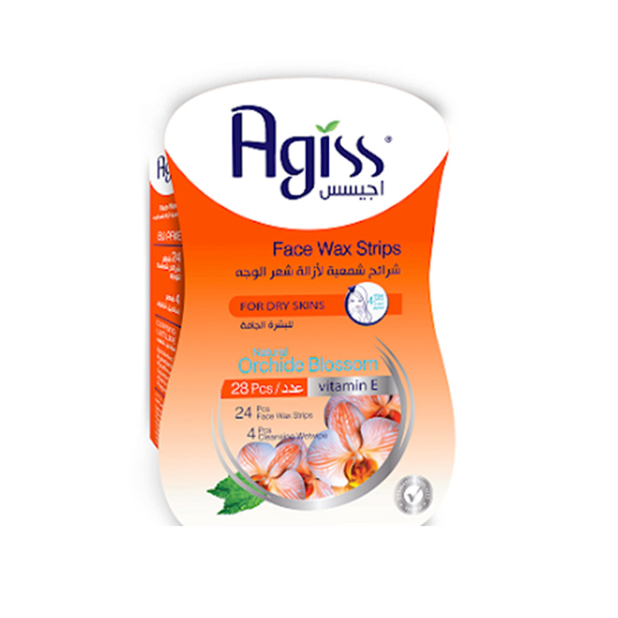 نوار موم صورت مناسب پوست معمولی آگیس 24 عددی