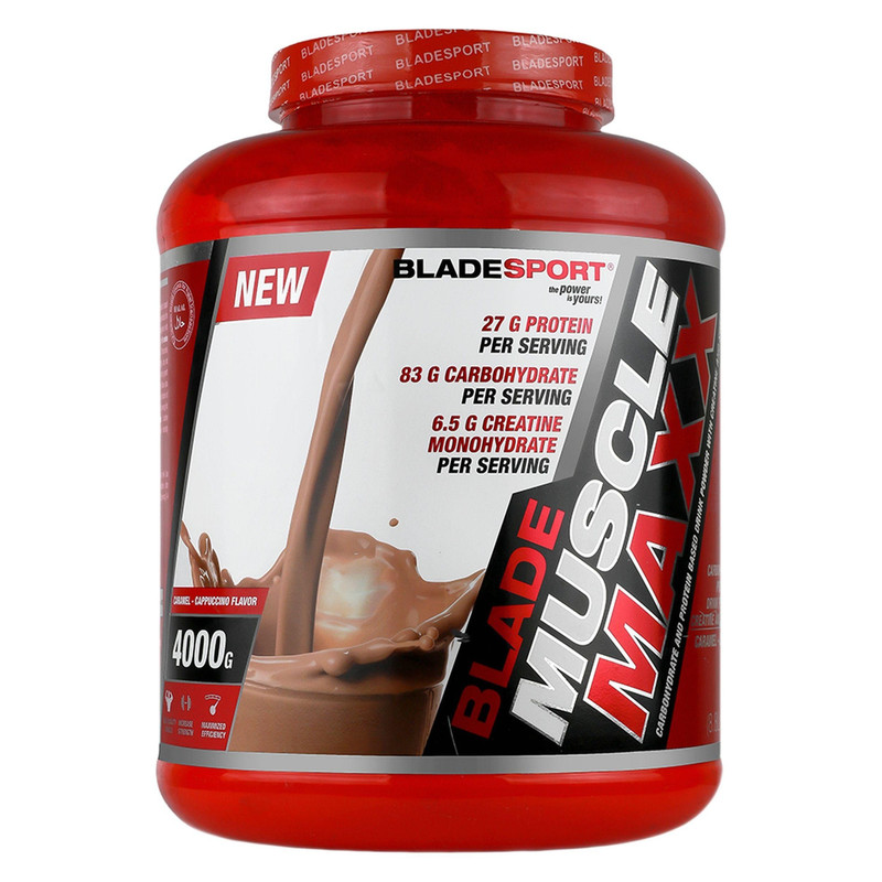 پودر بلید ماسل مکس با طعم کارامل کاپوچینو بلید اسپرت 2270 گرمی