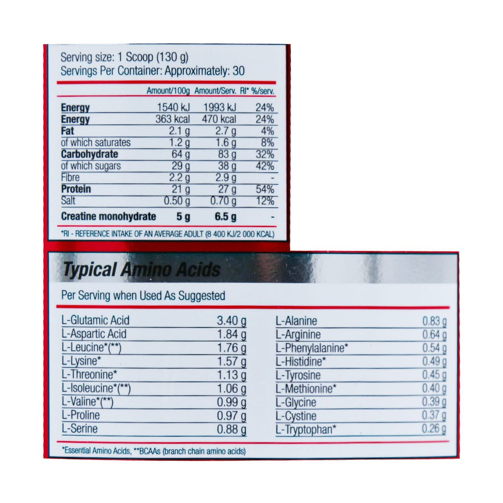 پودر بلید ماسل مکس با طعم کارامل کاپوچینو بلید اسپرت 2270 گرمی