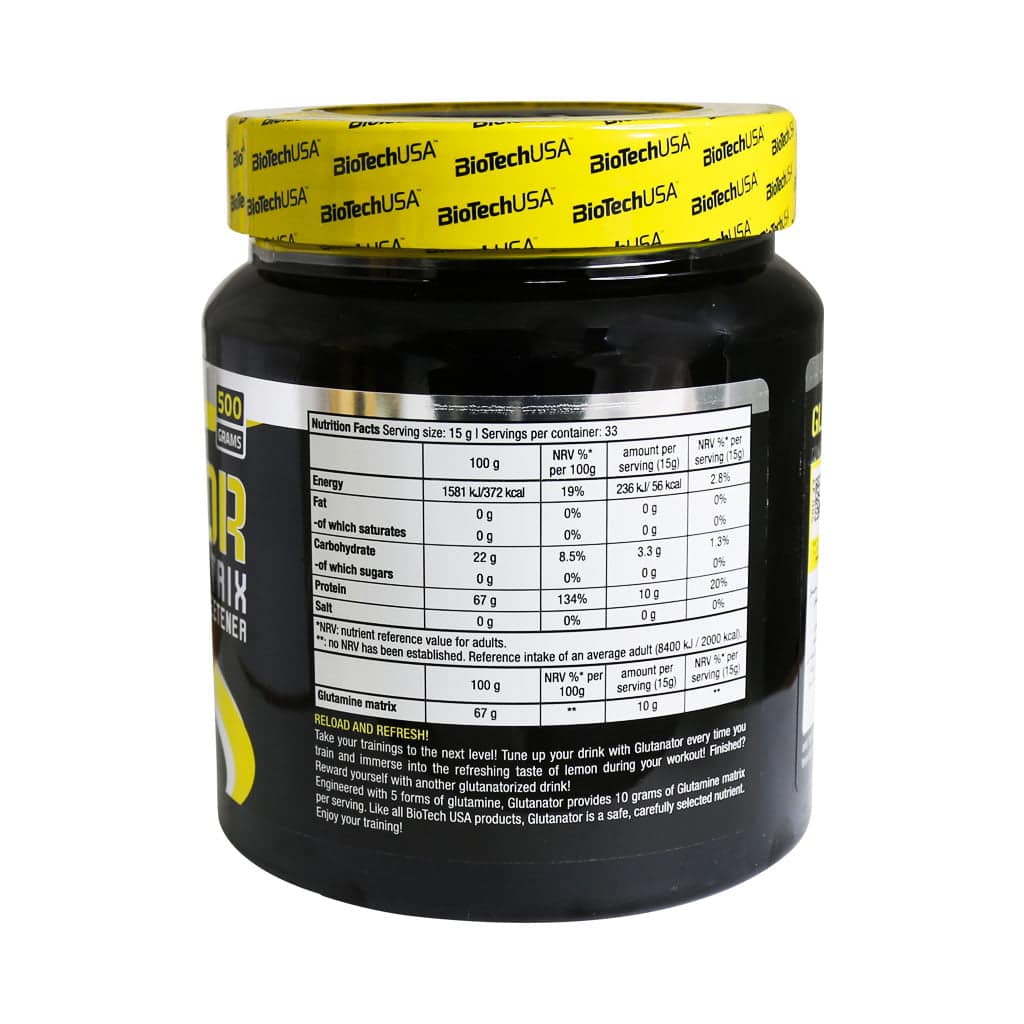 پودر گلوتامین گلوتاناتور بایوتک 500 گرمی