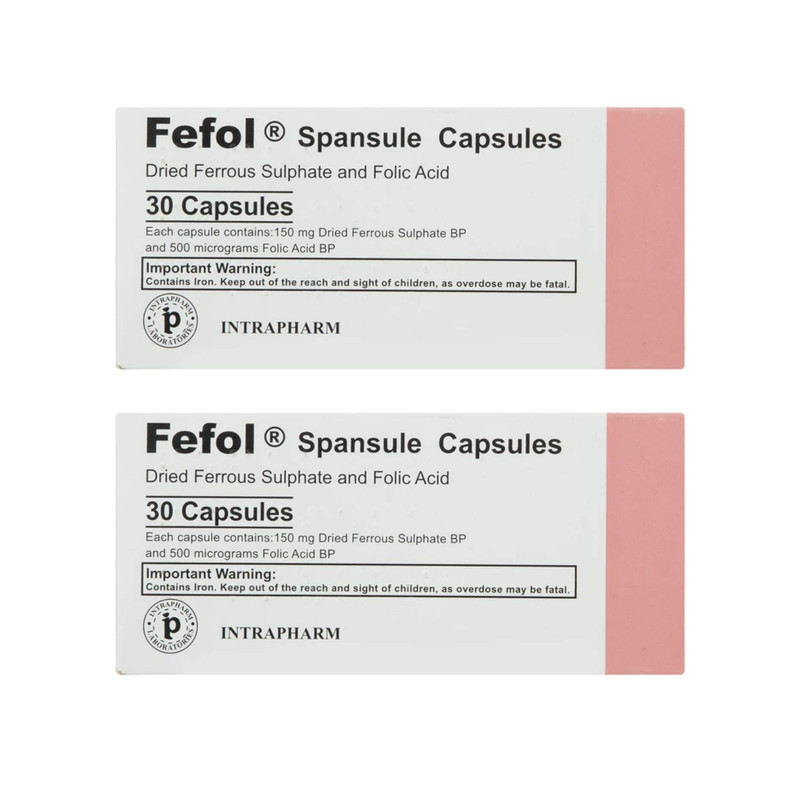 کپسول ففول اینترافارم 30 عددی
