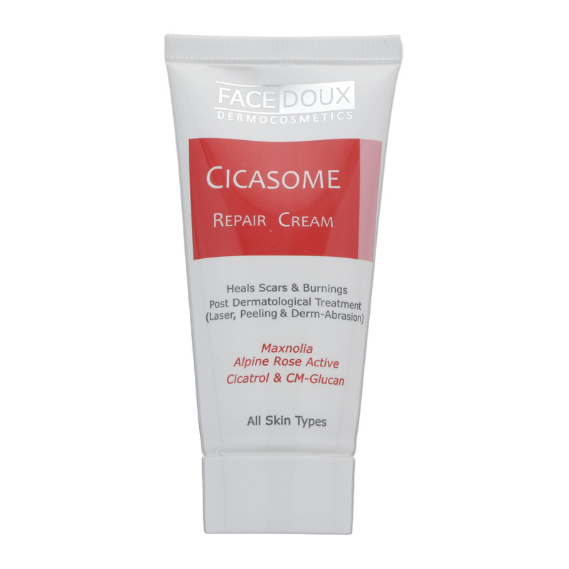 کرم ترمیم کننده پوست مدل Cicasome فیس دوکس 30 میلی لیتری