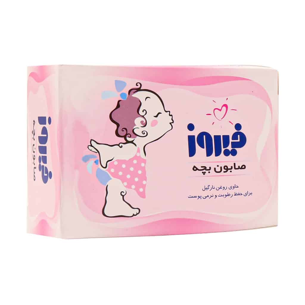 صابون کودک حاوی روغن نارگیل فیروز 100 گرمی