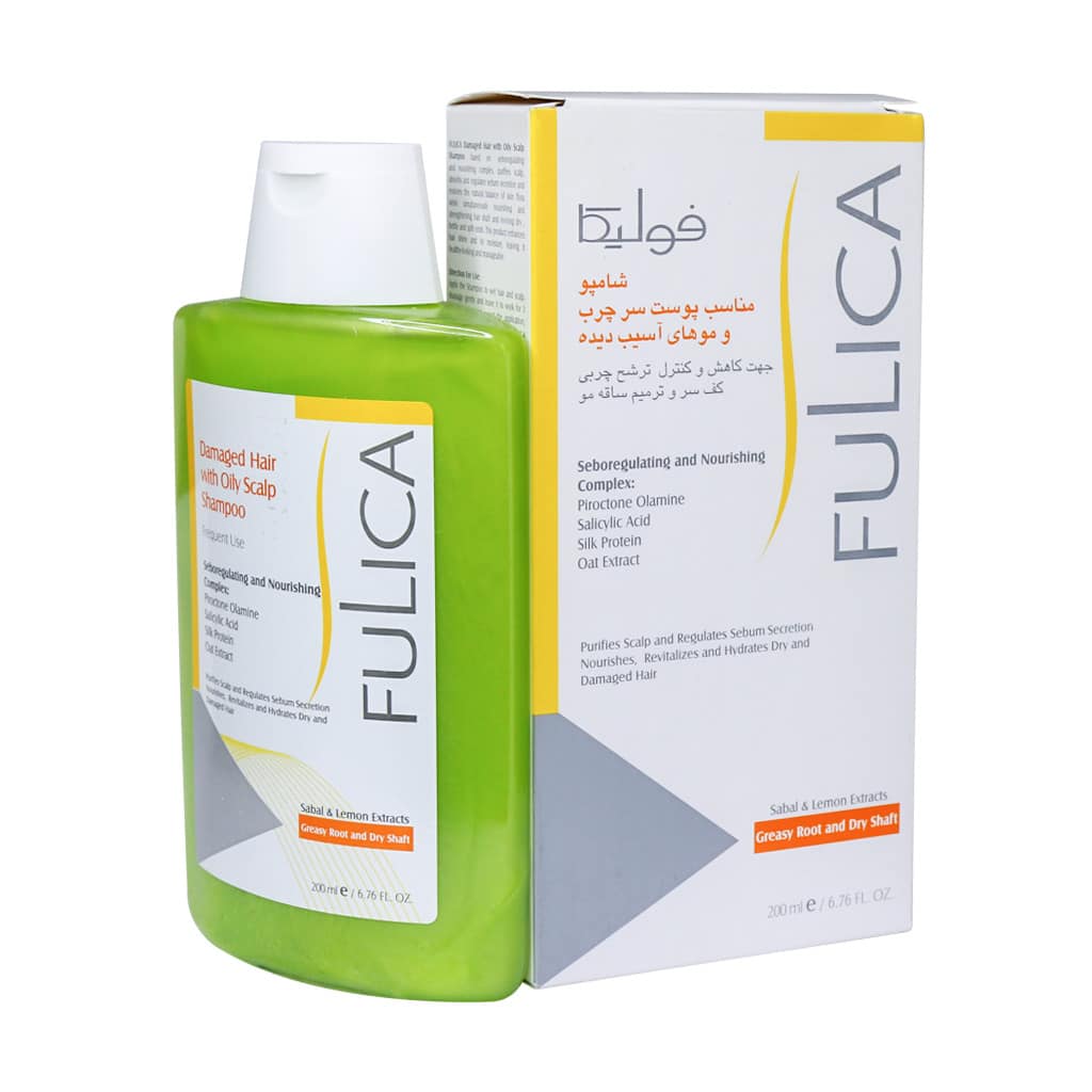 شامپو کاهش دهنده چربی موهای چرب فولیکا ۲۰۰ میلی لیتری