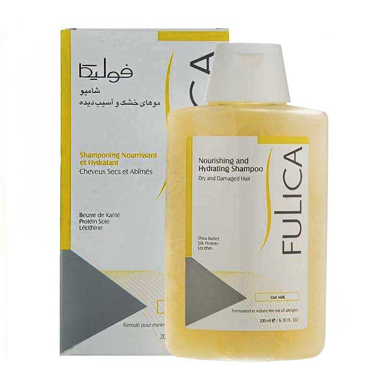 شامپو موهای خشک و آسیب دیده فولیکا ۲۰۰ میلی لیتری