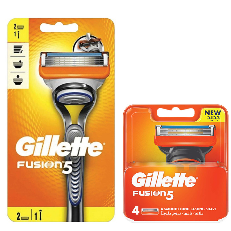 خود تراش پنج لبه مدل Fusion 5 ژیلت 1 عددی