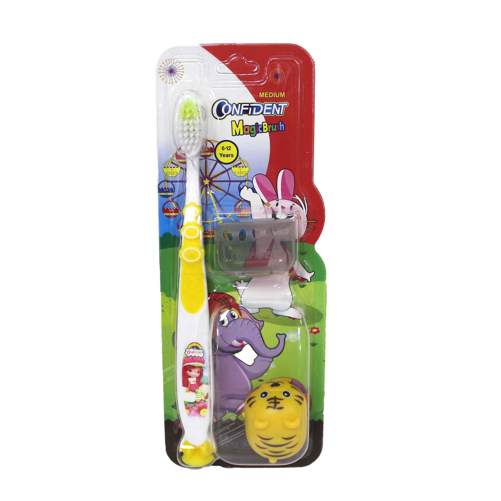 مسواک کودک برس نرم مدل magic brush white کانفیدنت