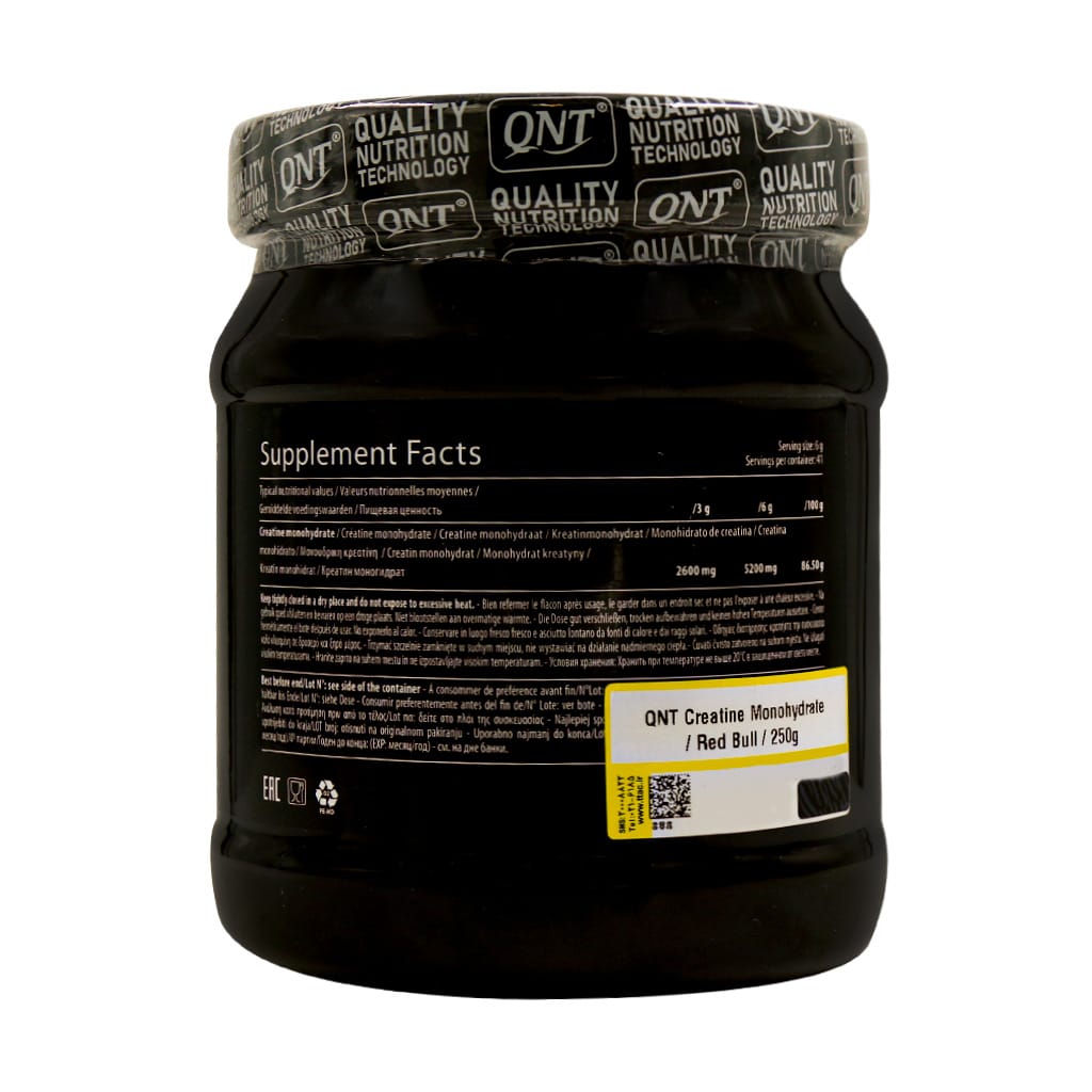 پودر کراتین کیو ان تی 250 گرمی ردبول