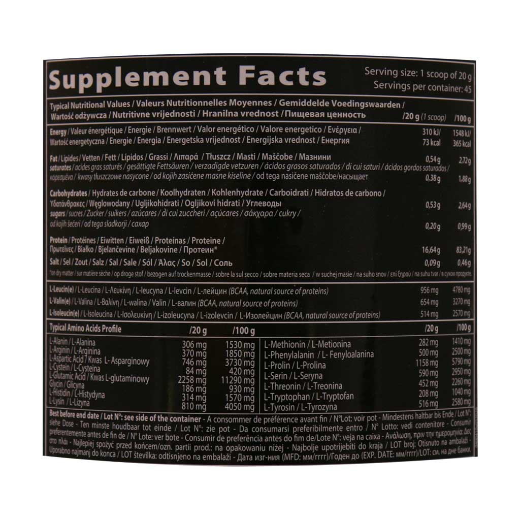 پودر پروتئین کازئین کیو ان تی 908 گرمی