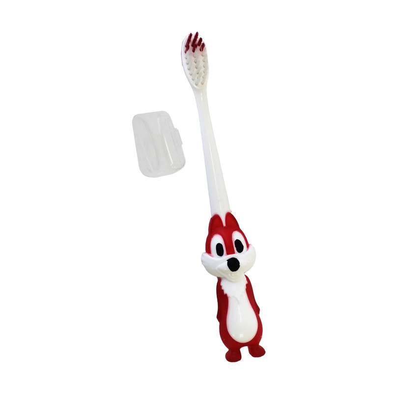 مسواک کودک برس خیلی نرم مدل Happy Squirrel White کانفیدنت