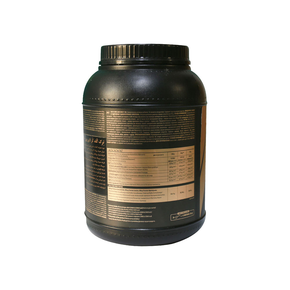 پودر پروتئین وی 100 گلد کر لاین شکلاتی ترک نوتریشن 2275 گرمی