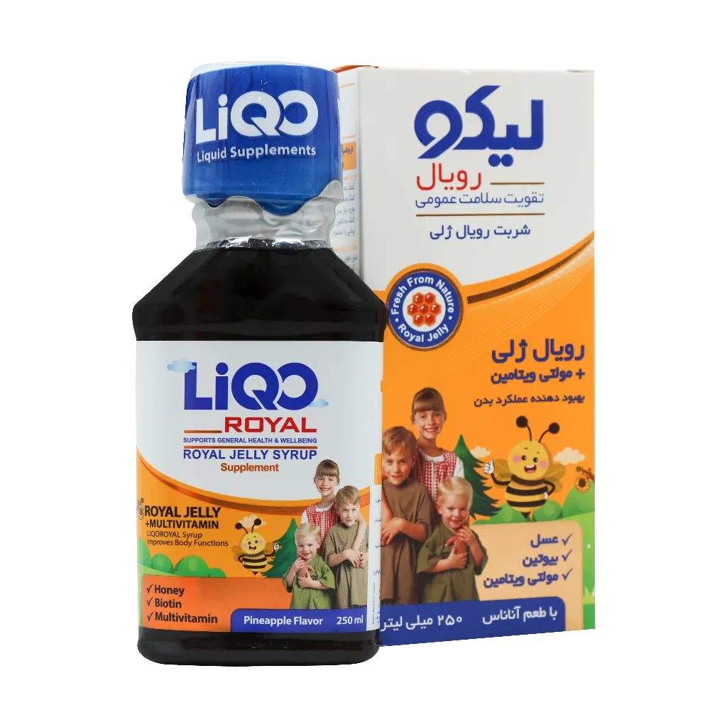 شربت لیکو رویال ژلی ابیان فارمد 250 میلی‌لیتر