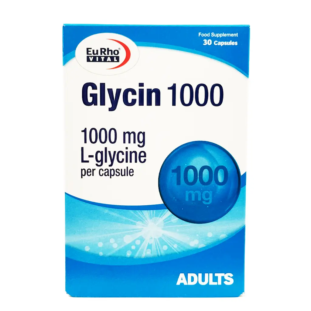 قرص گلايسين 1000 میلی‌گرم یوروویتال 60 عددی