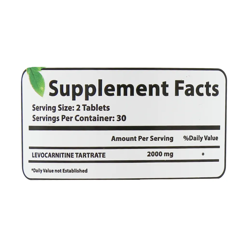 قرص وانابرن ال کارنیتین 1000 میلی گرمی نورم لایف 60 عددی