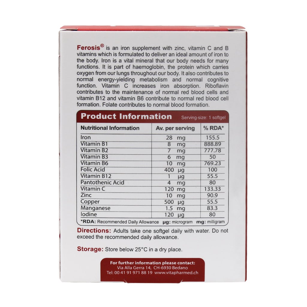 سافت ژل فروسیس ویواتیون 30 عددی