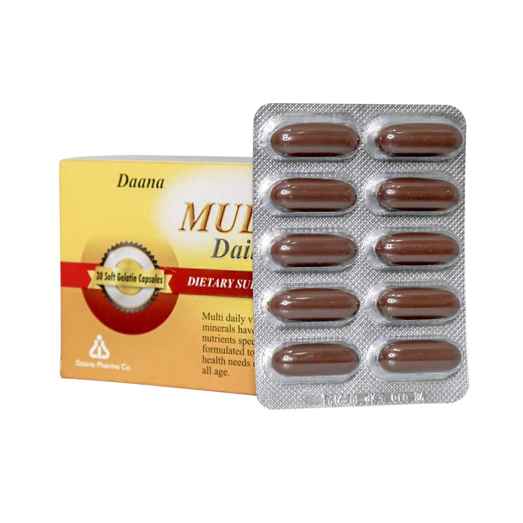 کپسول مولتی دیلی دانا 30 عددی