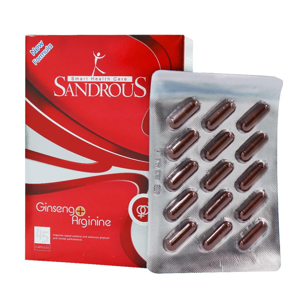 کپسول جینسینگ و آرژنین سندروس 45 عددی