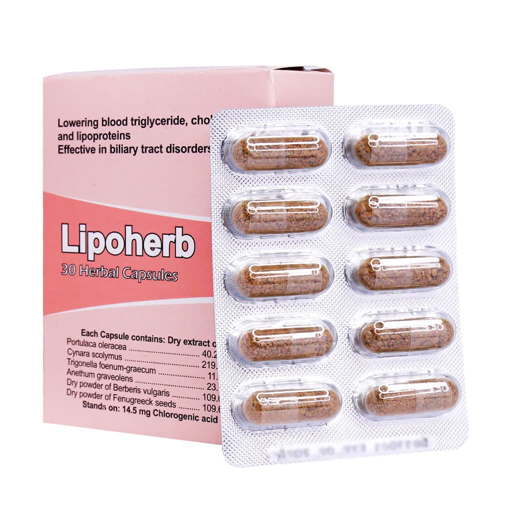 کپسول لیپوهرب گل دارو 30 عددی