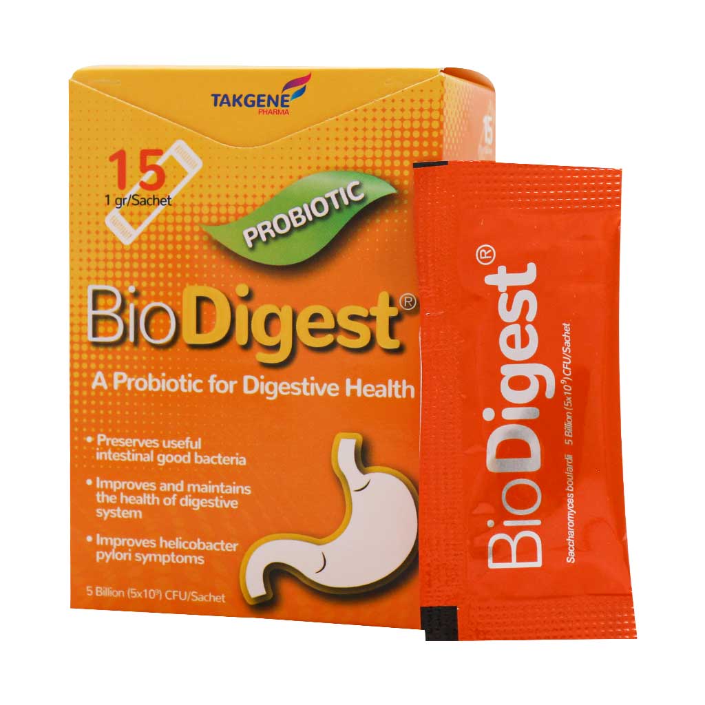 پروبیوتیک بایودایجست تک ژن فارما ساشه 15 عددی