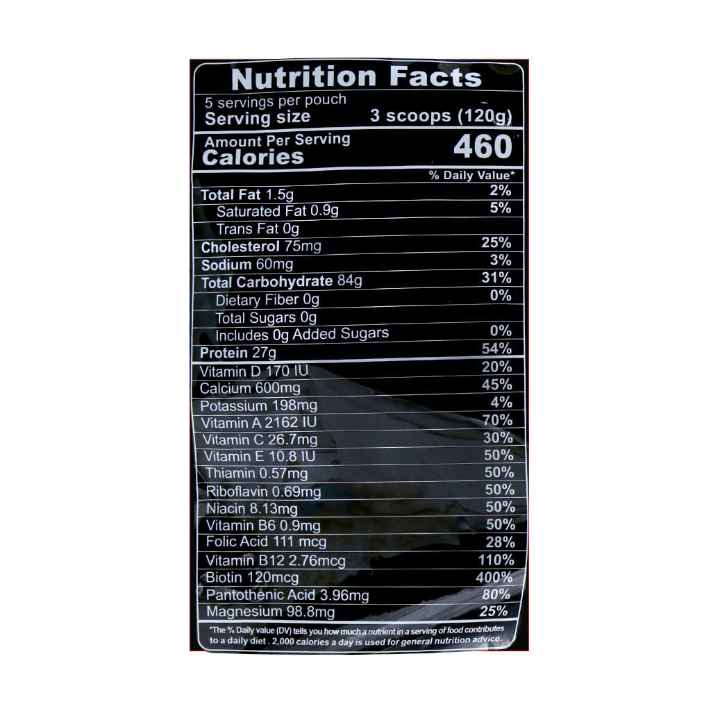 پروتئین گینر شکلاتی پاکتی 650 گرمی کاله