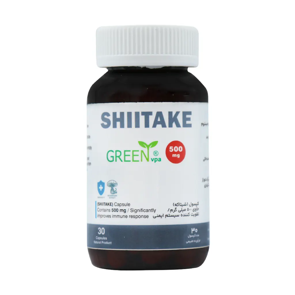 کپسول شیتاکه 500 میلی‌گرم وارنا 30 عددی