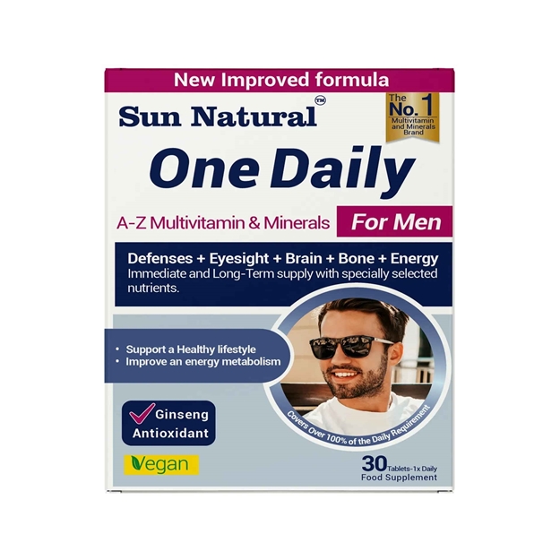 قرص وان دیلی آ ز مولتی ویتامین آقایان سان نچرال 30 عددی