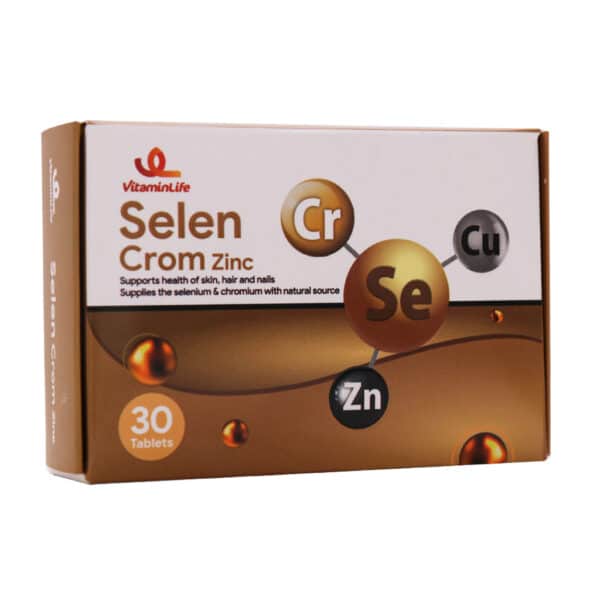 قرص زینک سلن کروم ویتامین هاوس 30 عددی