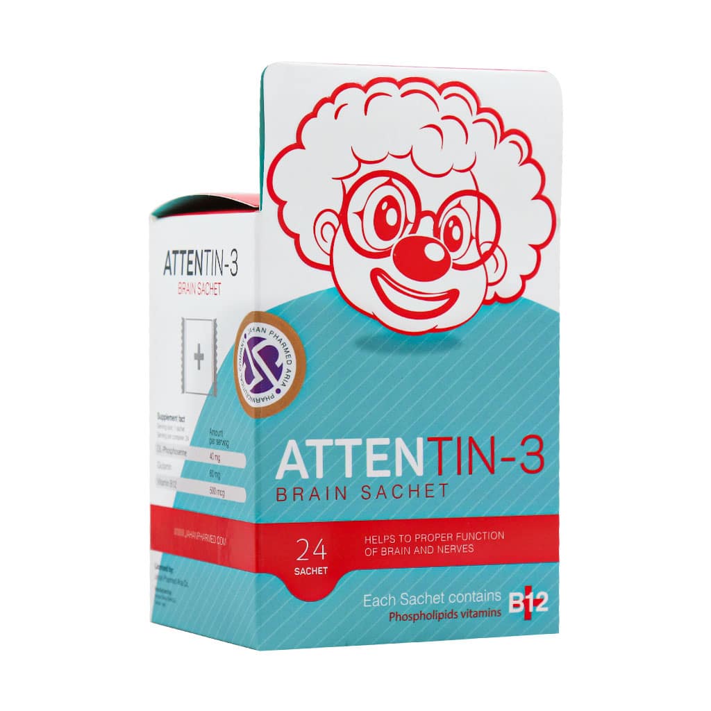 ساشه اتنتین 3 میلی‌گرم 24 عددی