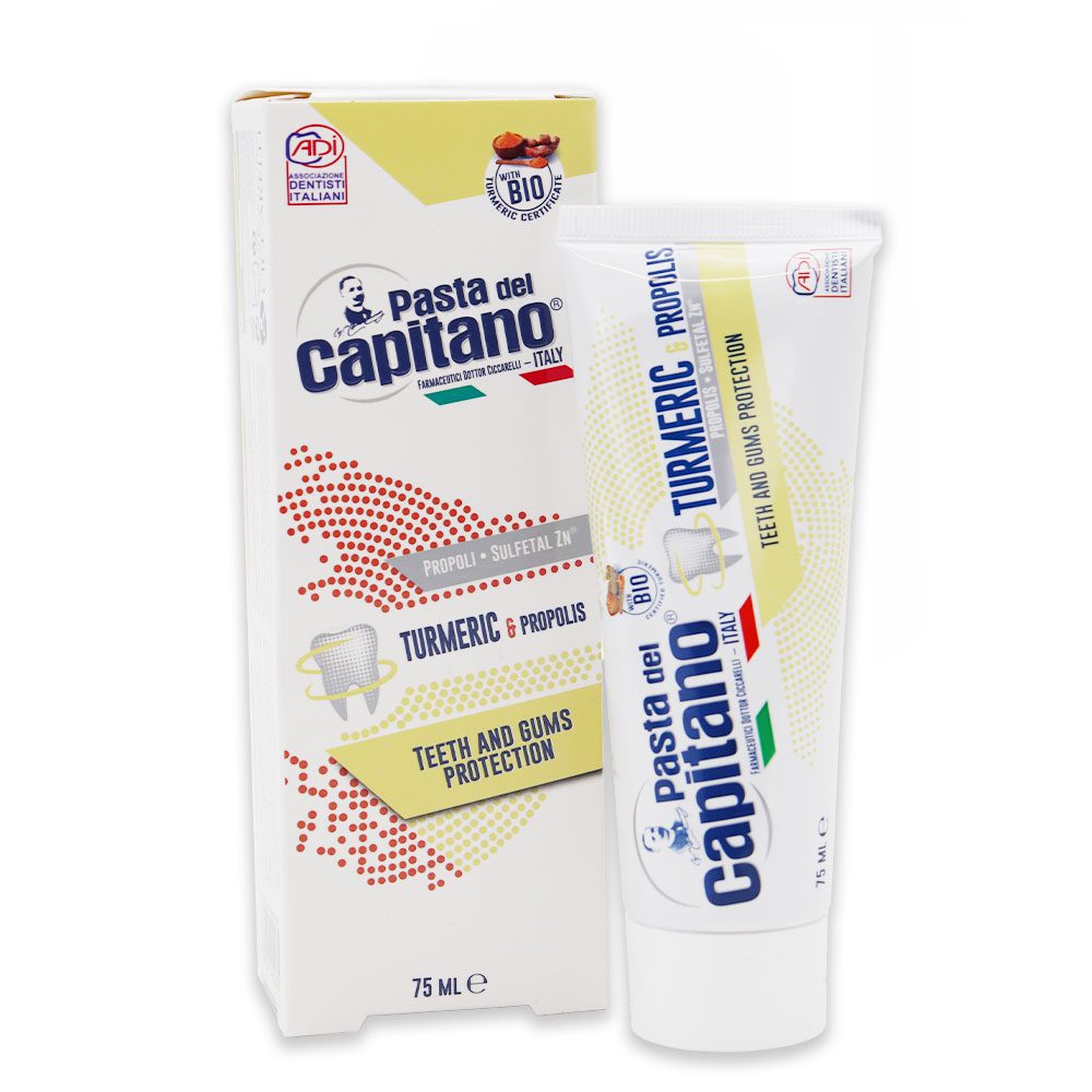 خمیر دندان کاپیتانو زردچوبه پاستا دل 75 میلی‌لیتر