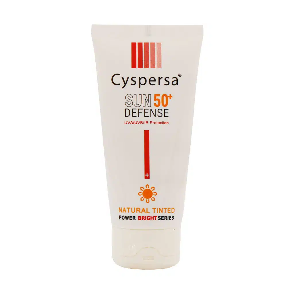 کرم ضدآفتاب روشن کننده رنگی طبیعی سيسپرسا SPF 50
