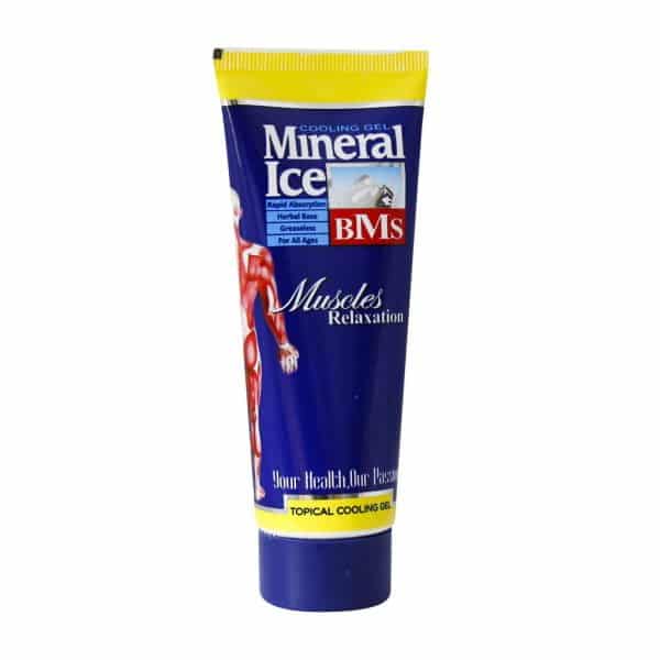 ژل خنک کننده بدن مینرال آیس بی ام اس 80 میلی لیتری