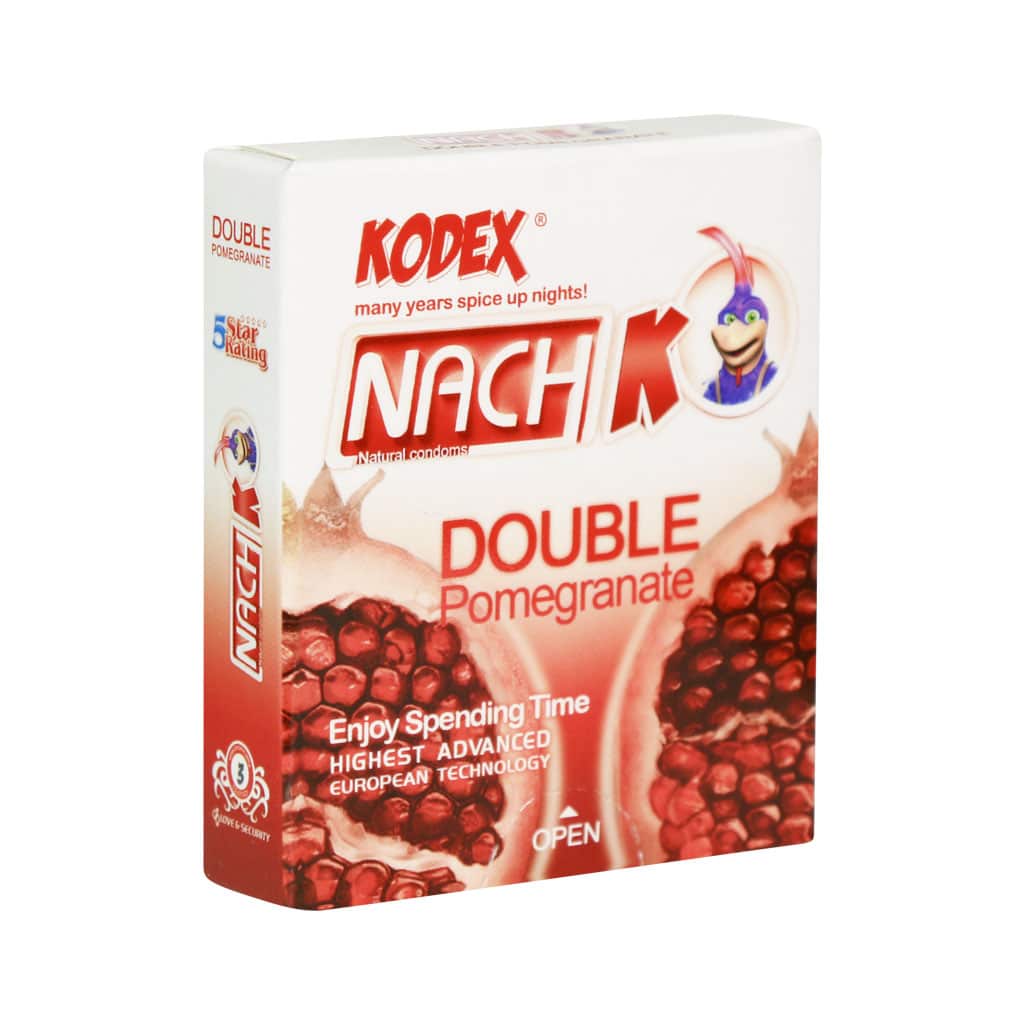کاندوم مدل Double Pomegranate ناچ کدکس 3 عددی
