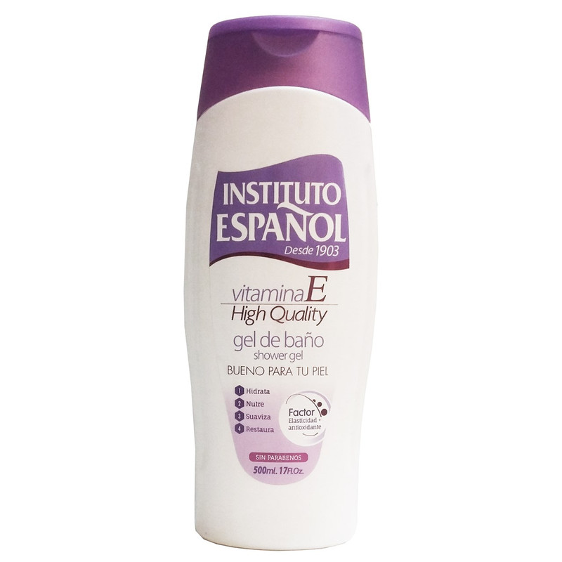شامپو بدن ویتامین E انستیتو اسپانول 500 میلی لیتری