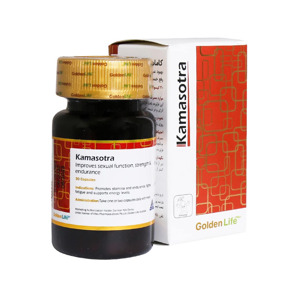 کپسول کاماسوترا گلدن لایف 30 عددی