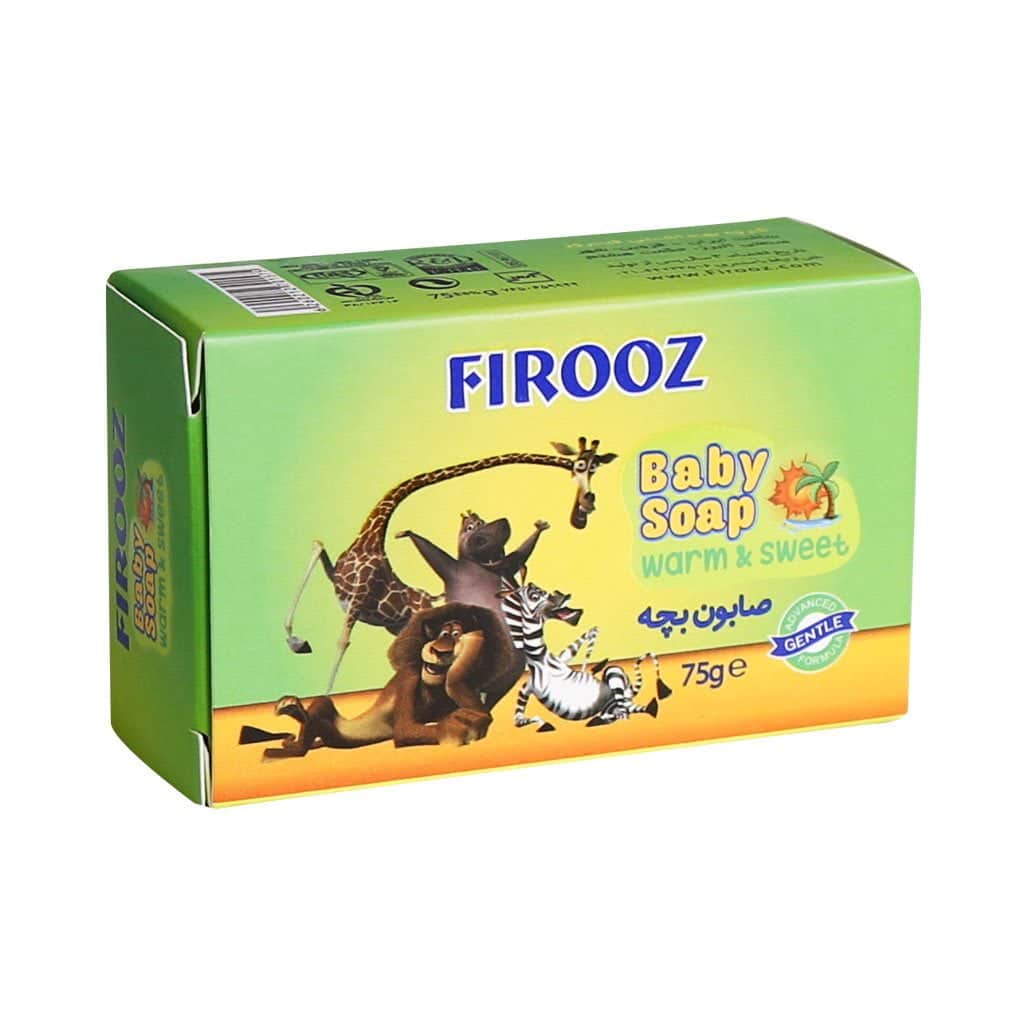صابون کودک مدل Warm & Sweet فیروز 75 گرمی
