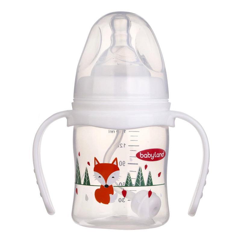 شیشه شیر اتومات دهانه عریض بی بی لند 150 میلی لیتری کد 356