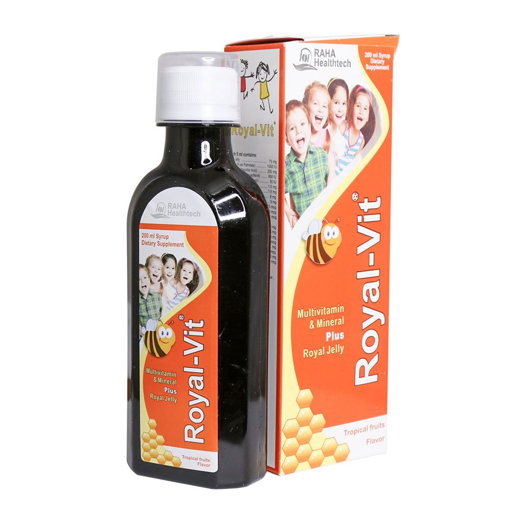 شربت مولتی ویتامین مینرال و رویال ژلی رویال ویت رها 200 میلی لیتری