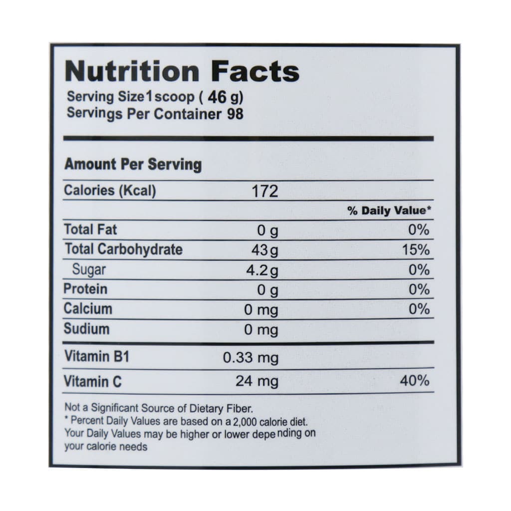 پودر کربو 100 درصد انرژی بوستر توتی فروتی دوبیس 4500 گرمی