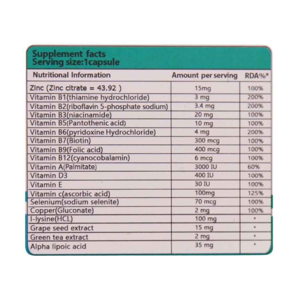 کپسول پوست مو و ناخن سندروس 60 عددی