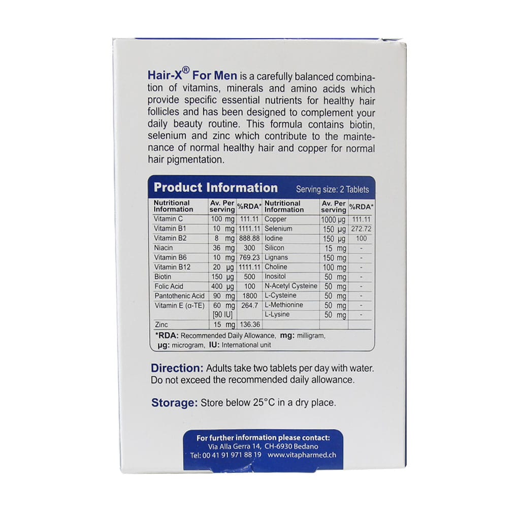 قرص هیر ایکس آقایان ویواتیون 60 عددی