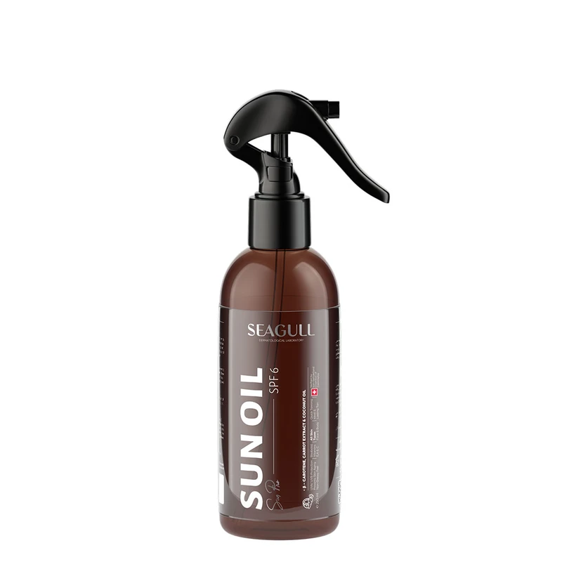 اسپری روغن آفتاب SPF 6 سی گل 250 میلی لیتری