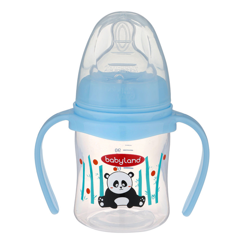 شیشه شیر دهانه عریض ارتودنسی بی بی لند 150 میلی لیتری کد 408