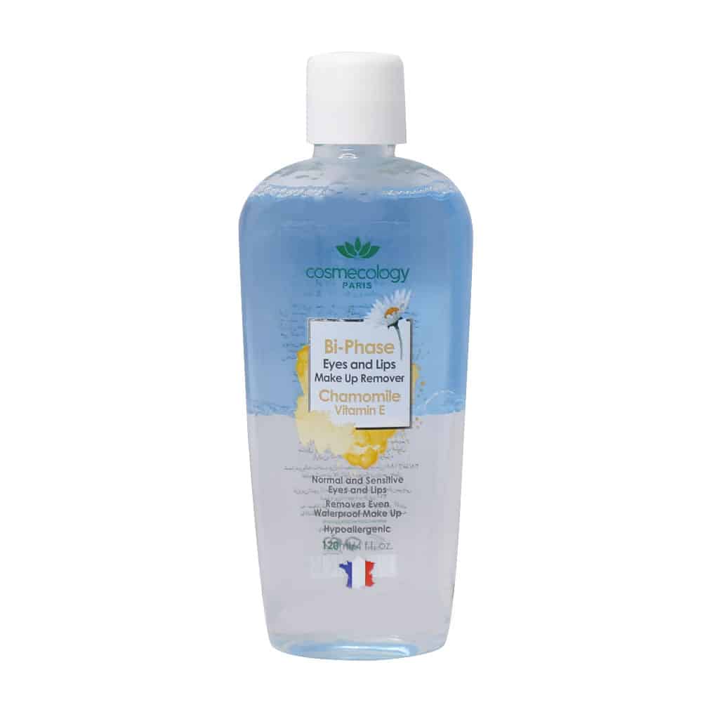 محلول دو فاز پاک کننده آرایش چشم و لب کاسمکولوژی 120 میلی لیتری